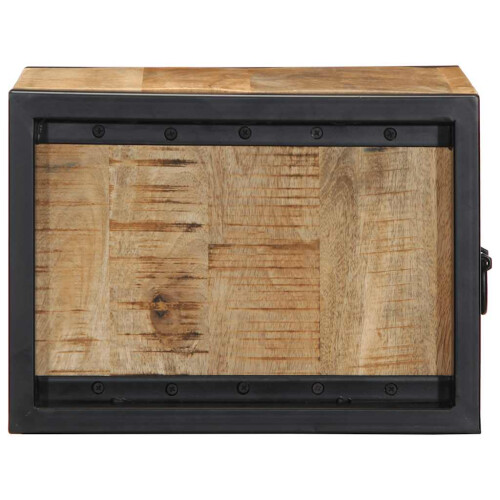 VidaXL (2 pcs) vidaXL Bedside Cabinets 2 pcs 40x35x25 cm Solid Rough Wood Mango bedside table 2