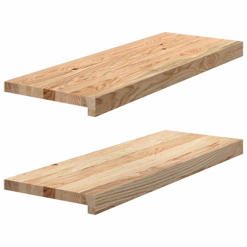 (natural, 70 X 30 X 2 cm) vidaXL Window Sills Window Ledge Window Board 2 pcsÃÂ Untreated Solid Wood Oak