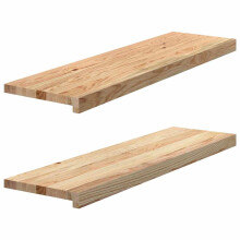 (natural, 90 x 30 x 2 cm) vidaXL Window Sills Window Ledge Window Board 2 pcs Untreated Solid Wood Oak