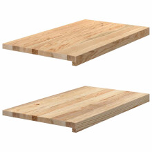 (natural, 70 x 40 x 2 cm) vidaXL Window Sills Window Ledge Window Board 2 pcsÂ Untreated Solid Wood Oak