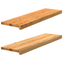 (light brown, 90 x 30 x 2 cm) vidaXL Window Sills Window Ledge Window Board 2 pcsÂ Untreated Solid Wood Oak