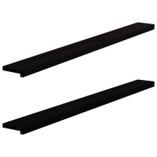 (dark brown, 160 x 15 x 2 cm) vidaXL Window Sills Window Ledge Window Board 2 pcsÂ Untreated Solid Wood Oak