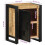 VidaXL (natural, 2 pcs) vidaXL Bedside Cabinets 2 pcs Solid Rough Wood Mango bedside table nightstand 4