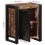 VidaXL (multicolour, 2 pcs) vidaXL Bedside Cabinets 2 pcs Solid Rough Wood Mango bedside table nightstand 4