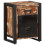 VidaXL (multicolour, 2 pcs) vidaXL Bedside Cabinet Nightstand Bed Side Cabinet Solid Rough Wood Mango 2