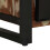 VidaXL (multicolour, 2 pcs) vidaXL Bedside Cabinet Nightstand Bed Side Cabinet Solid Rough Wood Mango 9