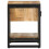 VidaXL (natural, 1 pcs) vidaXL Bedside Cabinets 2 pcs Multicolour Solid Rough Wood Mango bedside table 5