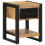 VidaXL (natural, 1 pcs) vidaXL Bedside Cabinets 2 pcs Multicolour Solid Rough Wood Mango bedside table 1