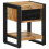 VidaXL (natural, 2 pcs) vidaXL Bedside Cabinets 2 pcs Multicolour Solid Rough Wood Mango bedside table 5