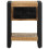 VidaXL (natural, 2 pcs) vidaXL Bedside Cabinets 2 pcs Multicolour Solid Rough Wood Mango bedside table 2
