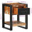 VidaXL (multicolour, 1 pcs) vidaXL Bedside Cabinets 2 pcs Multicolour Solid Rough Wood Mango bedside table 4