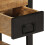 VidaXL (natural, 1 pcs) vidaXL Bedside Cabinets 2 pcs Multicolour Solid Rough Wood Mango bedside table 8