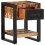 VidaXL (multicolour, 1 pcs) vidaXL Bedside Cabinets 2 pcs Multicolour Solid Rough Wood Mango bedside table 5