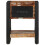 VidaXL (multicolour, 1 pcs) vidaXL Bedside Cabinets 2 pcs Multicolour Solid Rough Wood Mango bedside table 2