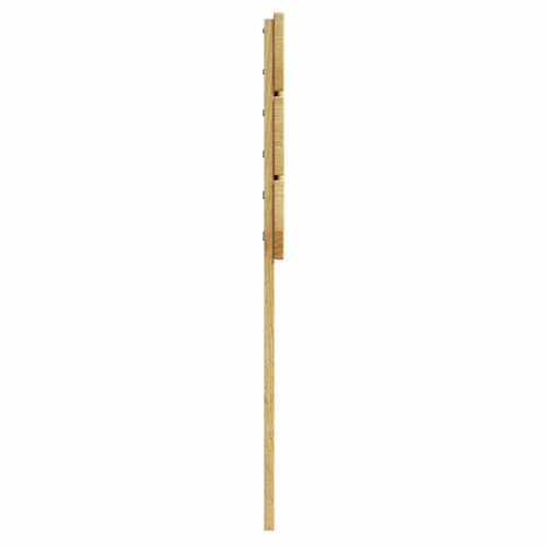VidaXL vidaXL Kopfteil 90 cm Massivholz Eiche 1