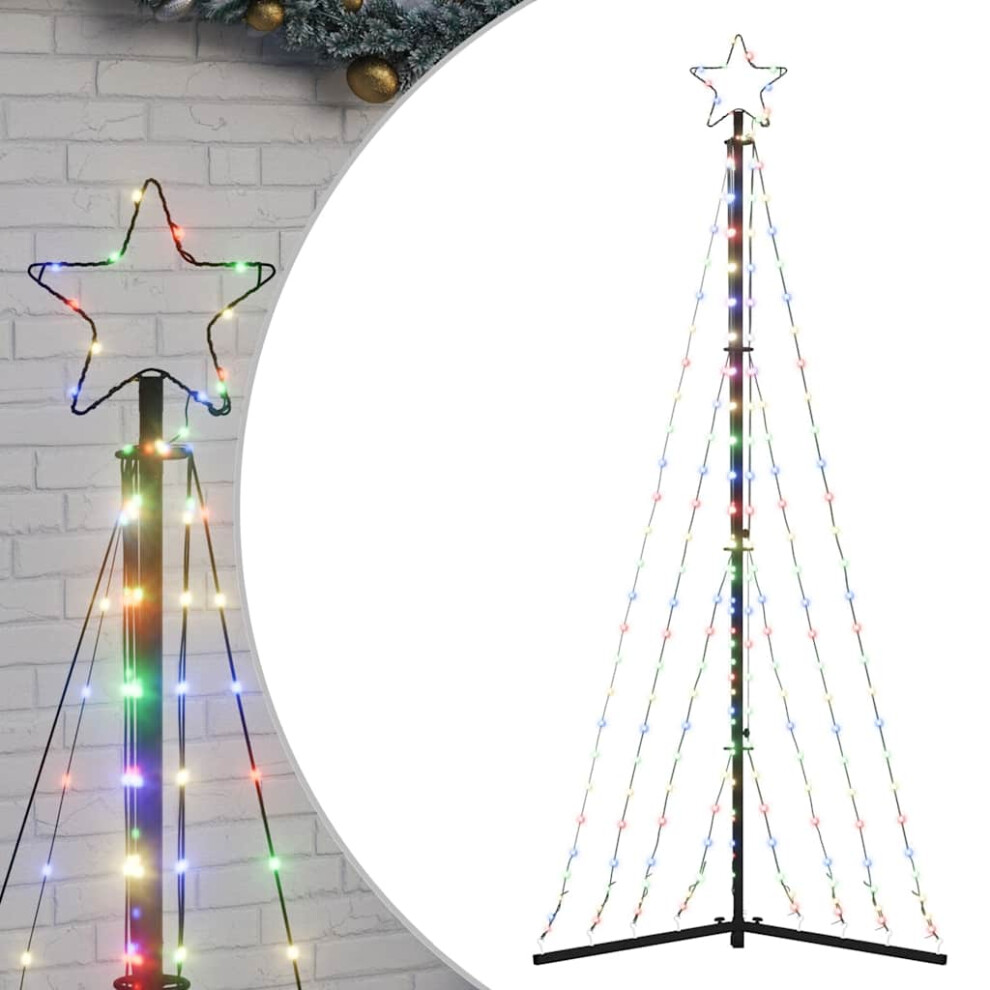 (multicolour) vidaXL Christmas Tree Light 339 LEDs Cold White 187 cm Christmas light