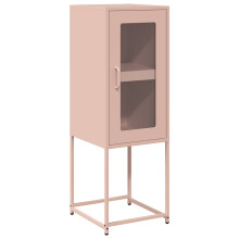 (pink) vidaXL Sideboard Mustard Yellow 36x39x107 cm Cold-rolled Steel storage cabinet