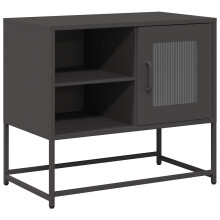 (black, 68 cm) vidaXL TV Cabinet Anthracite 100.5x39x60.5 cm Steel TV stand TV sideboard