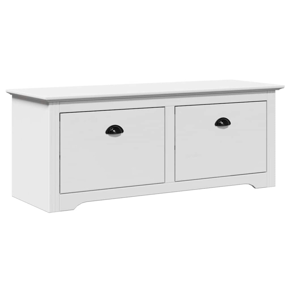 (white) vidaXL Hallway Bench Toy Storage Bench Hallway Unit Toy Chest Home Bench Seat