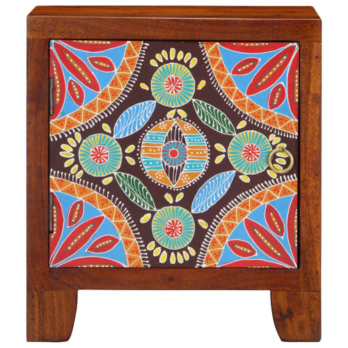 VidaXL (2 pcs) vidaXL Bedside Cabinet 2 pcs 40x30x45 cm Solid Wood Acacia bedside table 1