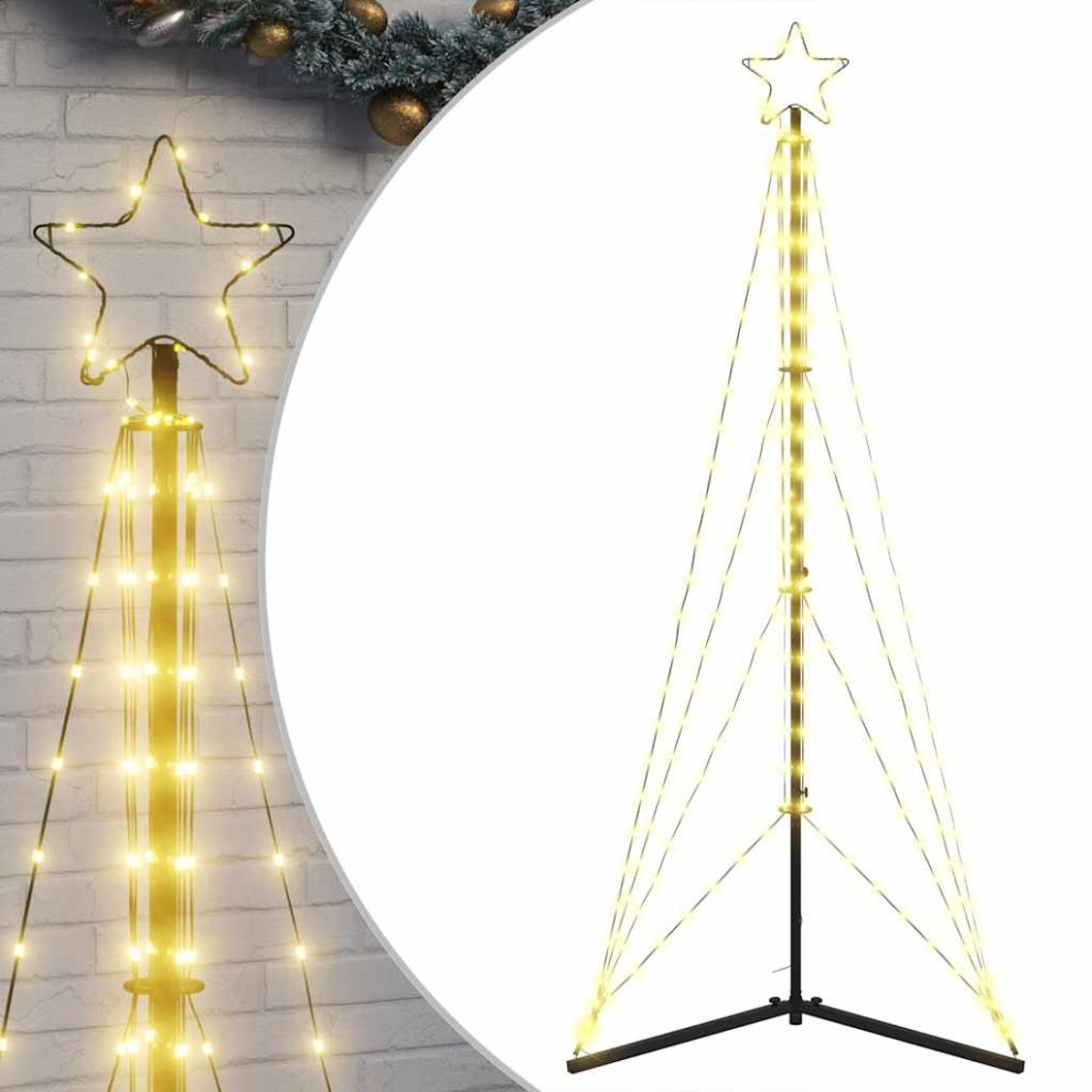 (warm white) vidaXL Christmas Tree Light 363 LEDs Warm White 182 cm Christmas light