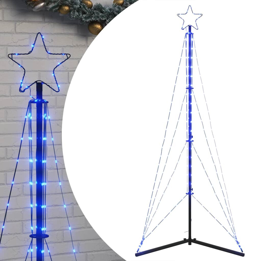 (blue) vidaXL Christmas Tree Light 363 LEDs Warm White 182 Cm Christmas Light