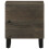 VidaXL (1 pcs) vidaXL Bedside Cabinet Nightstand Bed Side Cabinet Black Solid Wood Mango 3