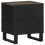 VidaXL (1 pcs) vidaXL Bedside Cabinets 2 pcs Black 40x33x46 cm Solid Wood Mango bedside table 5