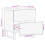 VidaXL (1 pcs) vidaXL Bedside Cabinets 2 pcs Black 40x33x46 cm Solid Wood Mango bedside table 4