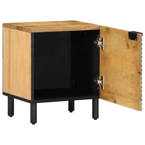 VidaXL (1 pcs) vidaXL Bedside Cabinets 2 pcs Brown 40x33x46 cm Solid Wood Mango bedside table 1