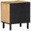 VidaXL (2 pcs) vidaXL Bedside Cabinets 2 pcs Brown 40x33x46 cm Solid Wood Mango bedside table 6