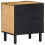 VidaXL (1 pcs) vidaXL Bedside Cabinets 2 pcs Brown 40x33x46 cm Solid Wood Mango bedside table 5
