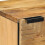 VidaXL (2 pcs) vidaXL Bedside Cabinets 2 pcs Brown 40x33x46 cm Solid Wood Mango bedside table 7