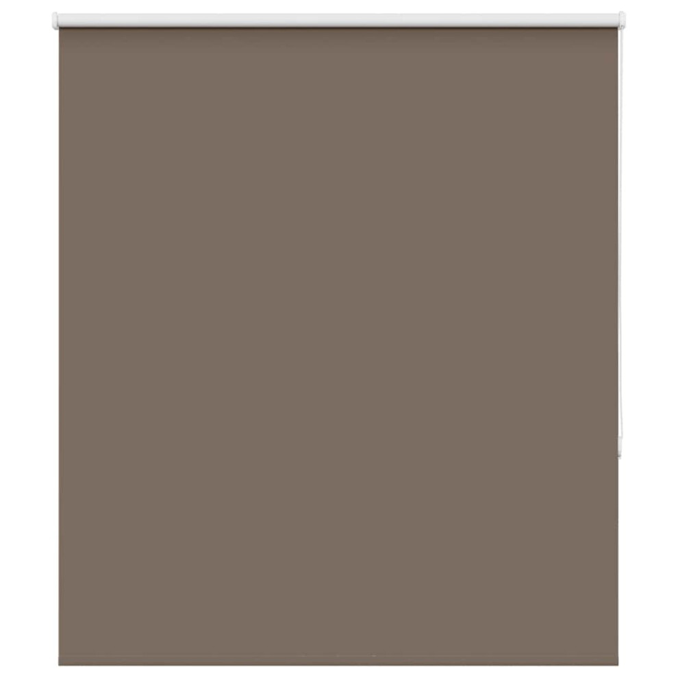 (140 X 130 cm) vidaXL Roller Blind Blackout Coffee 65x130 Cm Fabric Width 60.7 Cm Polyester