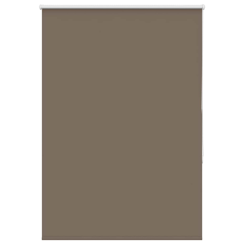 Vidaxl (110 X 150 Cm) Roller Blind Blackout Coffee 65X130 Cm Fabric Width 60.7 Cm Polyester