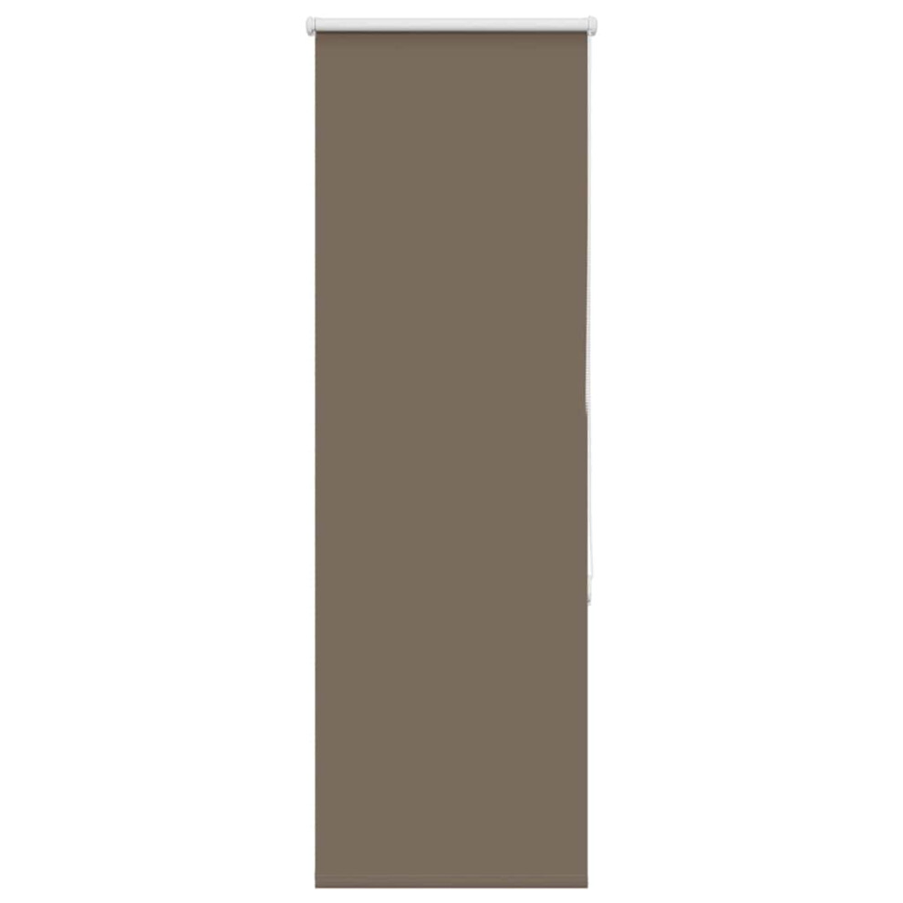 Vidaxl (40 X 175 Cm) Roller Blind Blackout Coffee 65X130 Cm Fabric Width 60.7 Cm Polyester
