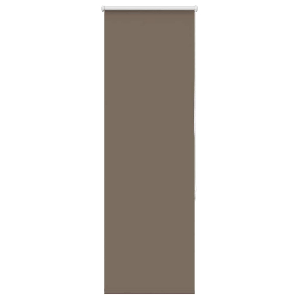 Vidaxl (50 X 175 Cm) Roller Blind Blackout Coffee 65X130 Cm Fabric Width 60.7 Cm Polyester