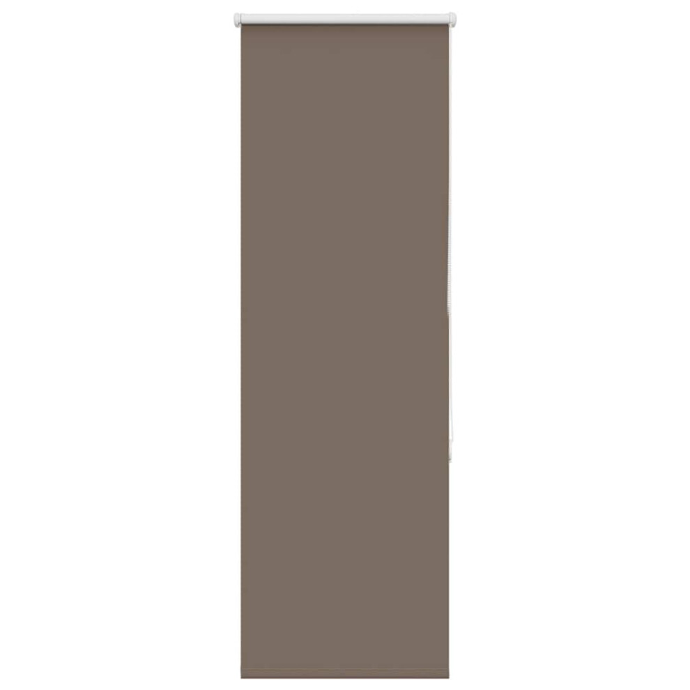 Vidaxl (45 X 175 Cm) Roller Blind Blackout Coffee 65X130 Cm Fabric Width 60.7 Cm Polyester
