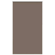 vidaXL Verdunkelungsrollo Kaffeebraun 125x210 cm Stoffbreite 121,6 cm