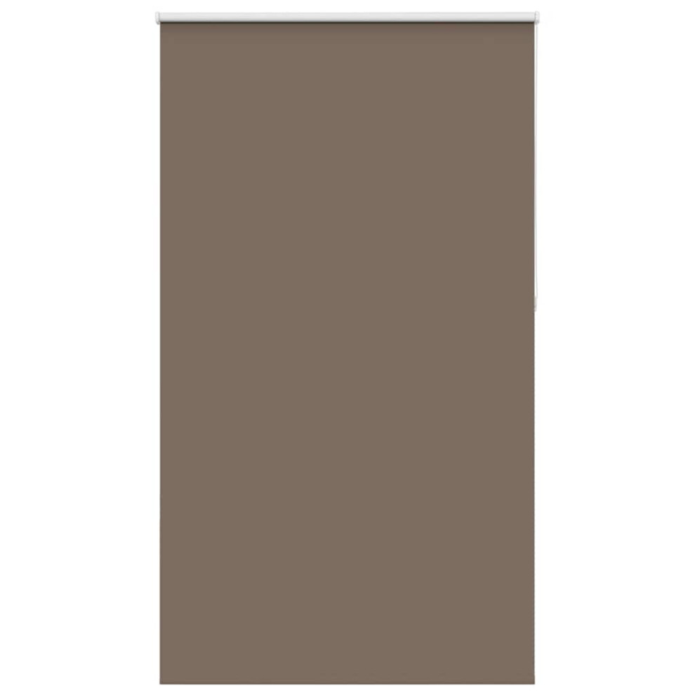 Vidaxl (140 X 210 Cm) Roller Blind Blackout Coffee 65X130 Cm Fabric Width 60.7 Cm Polyester