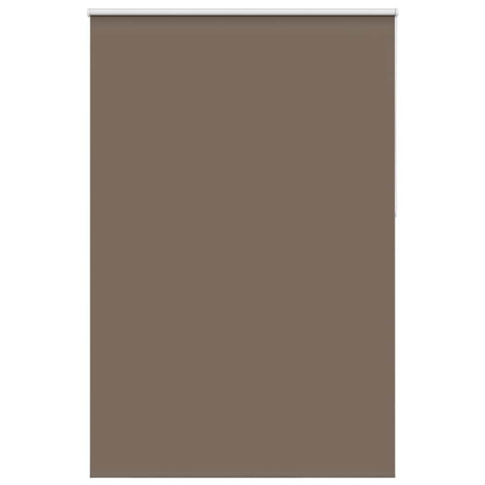 Vidaxl (160 X 230 Cm) Roller Blind Blackout Coffee 65X130 Cm Fabric Width 60.7 Cm Polyester