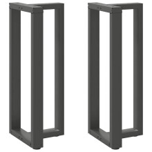 (anthracite, 50 x 35 x (100-101) cm) vidaXL Dining Table Legs T-Shaped Desk Legs Metal Furniture Legs 2 pcs Steel