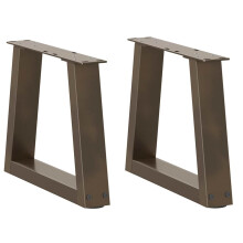 (natural, 40 x (30-31.3) cm/ 2 pcs/ 1 piece) vidaXL Coffee Table Legs V-Shape Desk Legs Furniture Legs Bar Stand DIY Steel