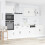 VidaXL (white) vidaXL 7 Piece Kitchen Cabinet Set Kalmar Black Engineered Wood 3