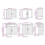 VidaXL (white) vidaXL 7 Piece Kitchen Cabinet Set Kalmar Black Engineered Wood 9