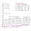 VidaXL (white) vidaXL 7 Piece Kitchen Cabinet Set Kalmar Black Engineered Wood 11