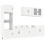 VidaXL (white) vidaXL 7 Piece Kitchen Cabinet Set Kalmar Black Engineered Wood 2