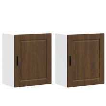 (brown oak) vidaXL Oven Cabinet Kitchen Cabinet Oven Unit Oven Base Unit Engineered Wood