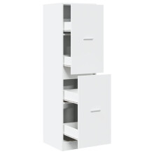 (white, 40 x 41 x 144.5 cm) vidaXL Apothecary Cabinet Storage Cabinet Apothecary Cupboard Engineered Wood