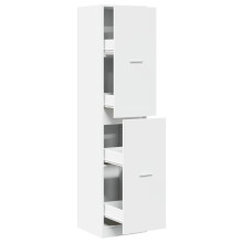 vidaXL Apothekerschrank Weiß 40x41x174,5 cm Holzwerkstoff